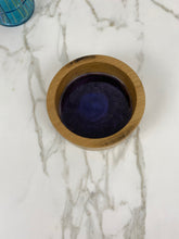Load image into Gallery viewer, Chunky Purple Resin &amp; Wooden Bowl
