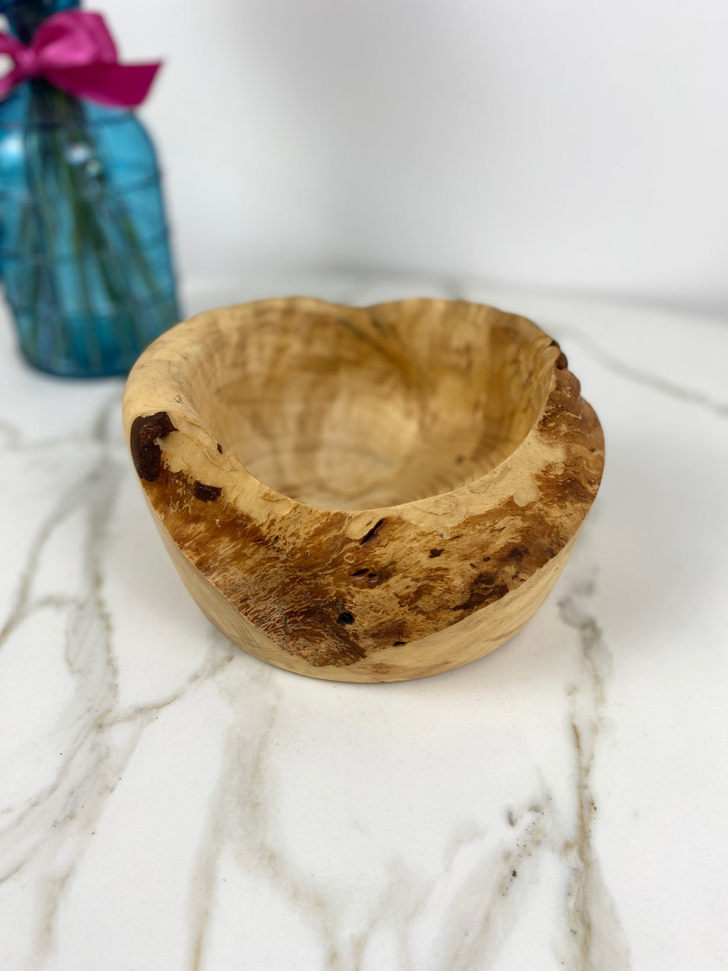 Wooden Burl Bowl
