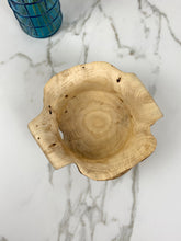 Load image into Gallery viewer, Wooden Burl Bowl with Natural Handles
