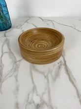 Load image into Gallery viewer, Pinstripe Shiny Wooden Bowl
