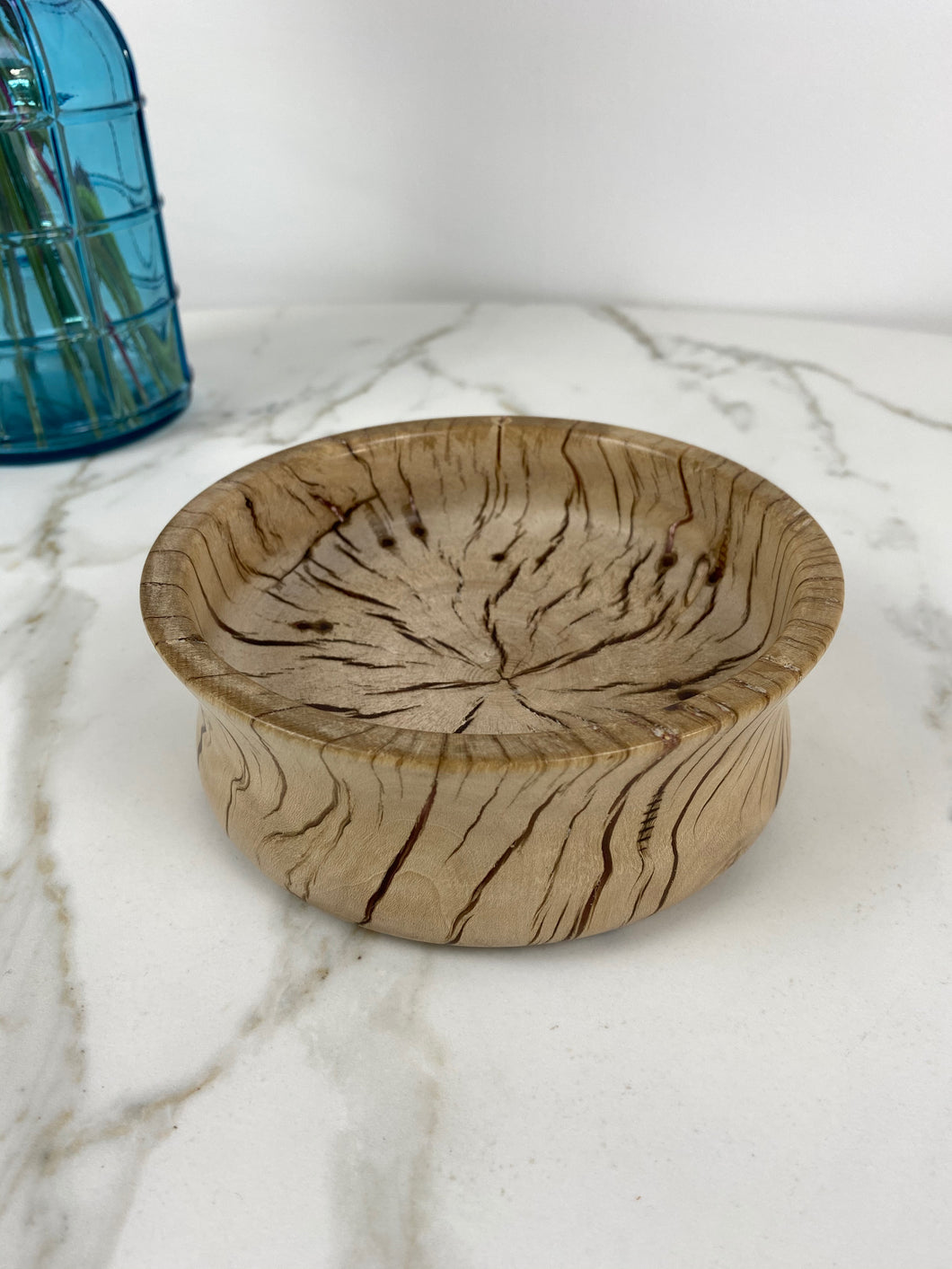 Clear Resin & Wood Bowl