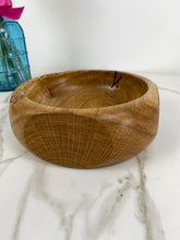 Load image into Gallery viewer, Oak Not Round Wooden Bowl
