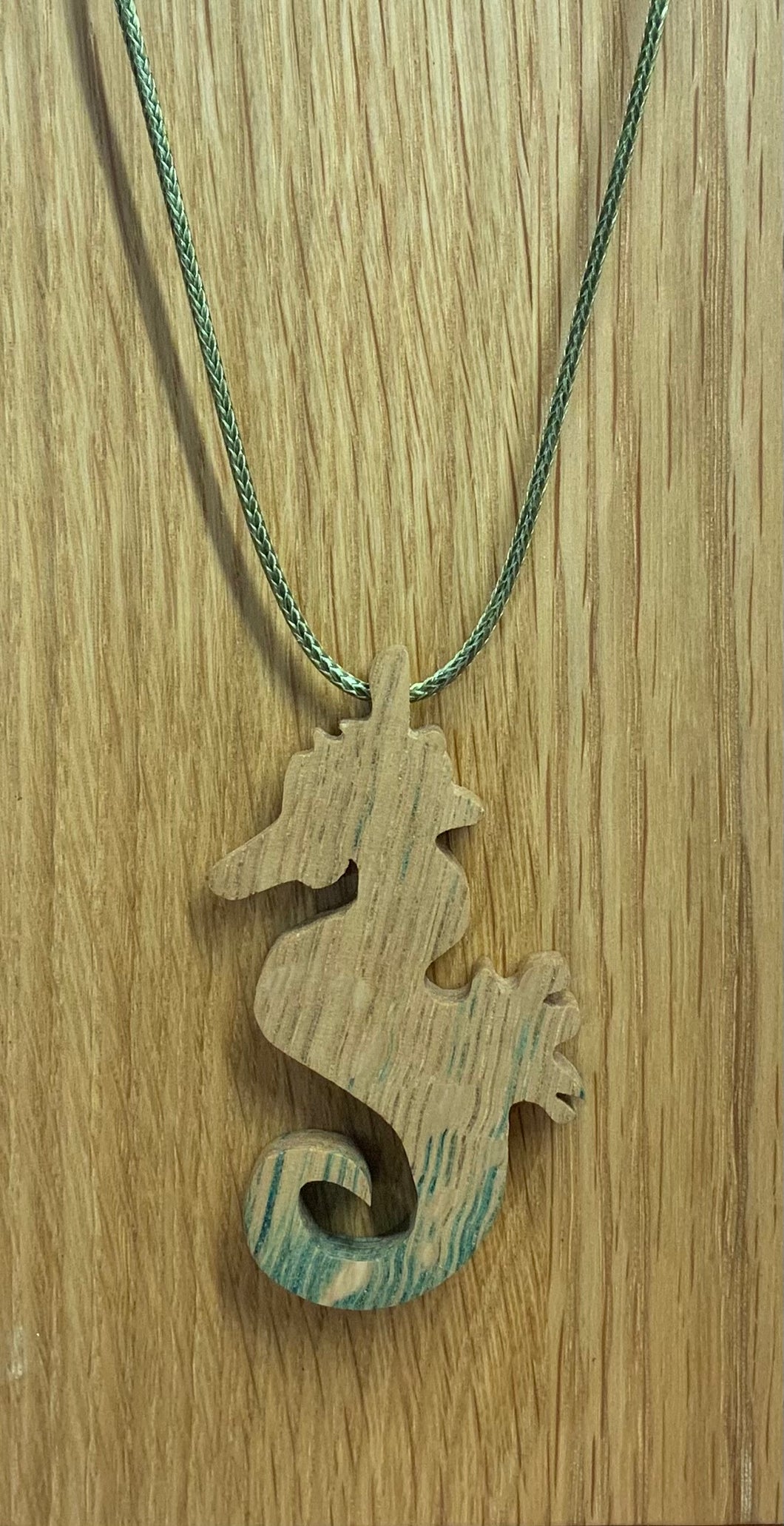 Seahorse Wooden Necklace
