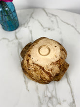 Load image into Gallery viewer, Wooden Burl Bowl with Natural Handles
