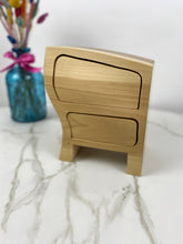 Load image into Gallery viewer, Solid Wood Bandsaw Jewellery Box with Drawers
