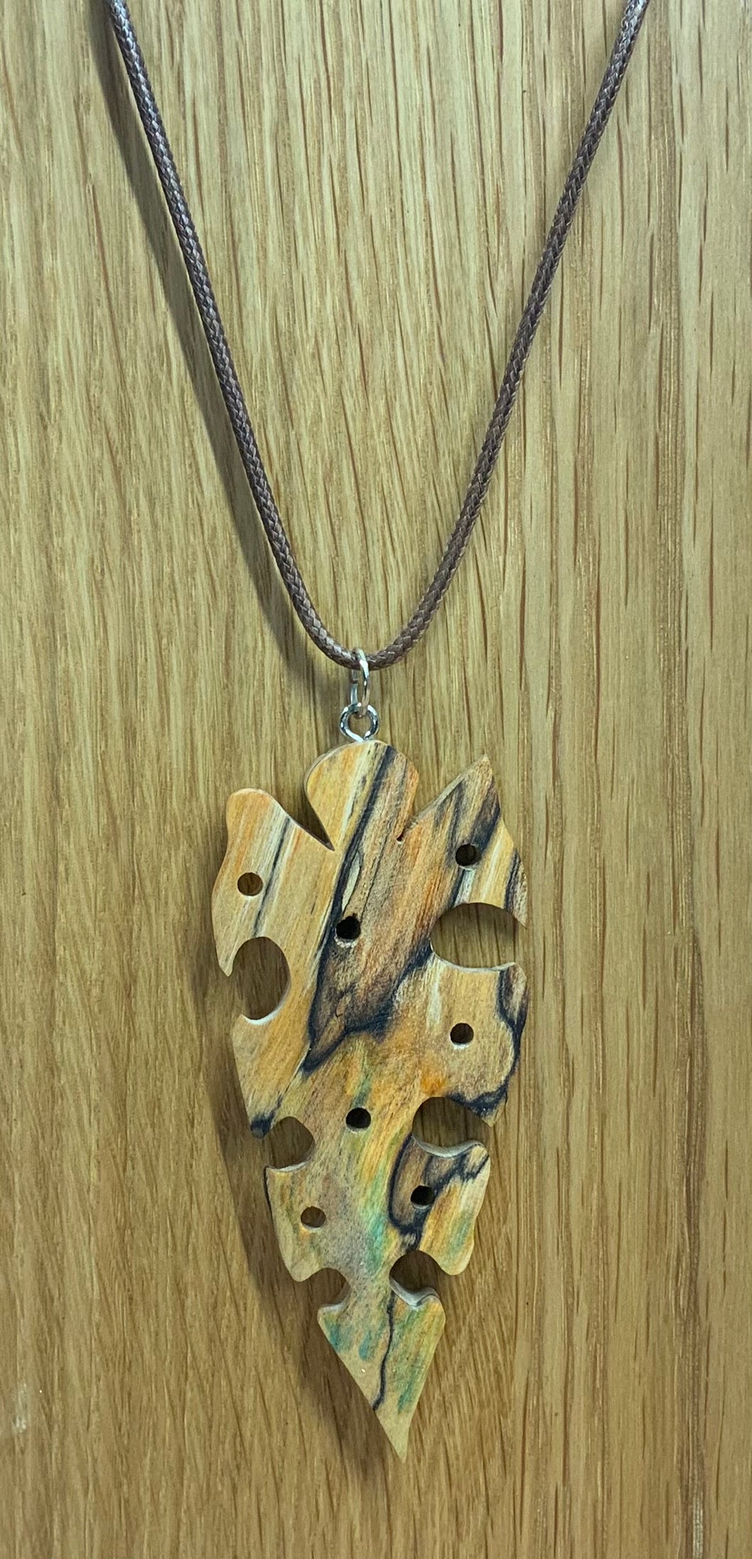 Leaf Wooden Necklace