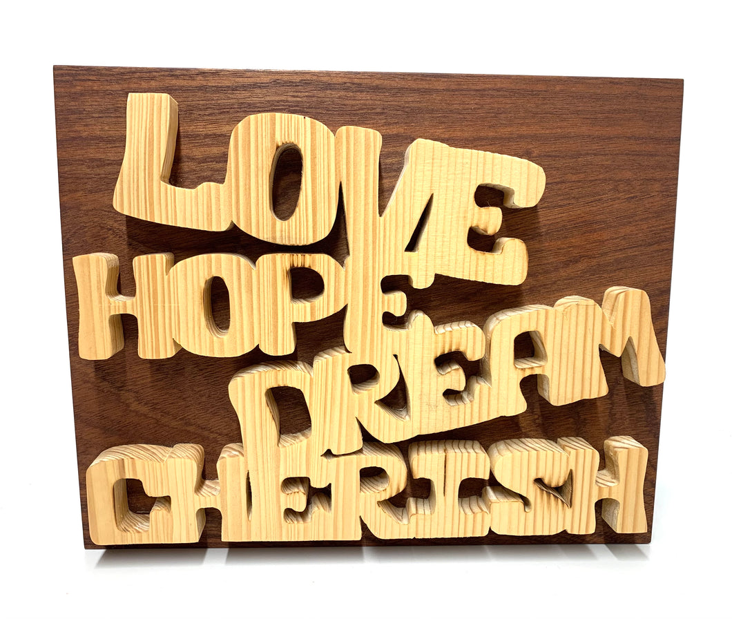 Word Hanging Art