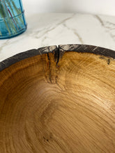 Load image into Gallery viewer, Burned Rim Oak Wooden Bowl

