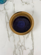 Load image into Gallery viewer, Chunky Purple Resin &amp; Wooden Bowl
