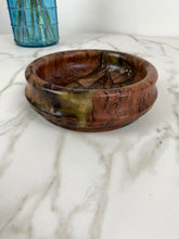 Load image into Gallery viewer, Gold Resin Bowl with Australian Burl
