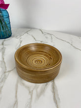Load image into Gallery viewer, Pinstripe Shiny Wooden Bowl

