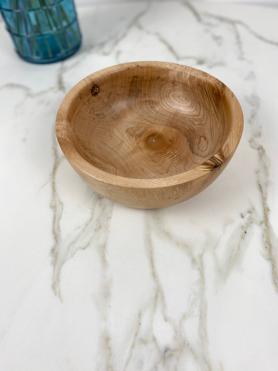 Round Wooden Bowl